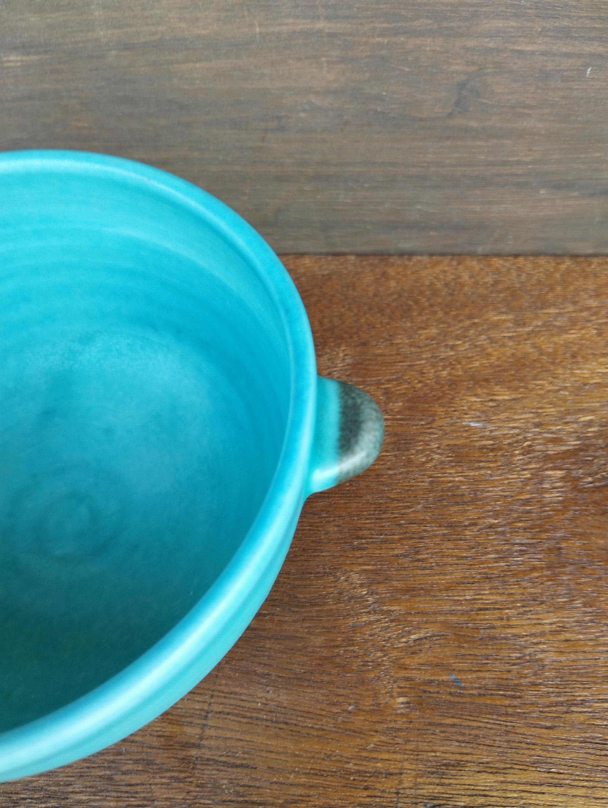 トルコブルーマット　スープカップ（耳付き） | 3枚目