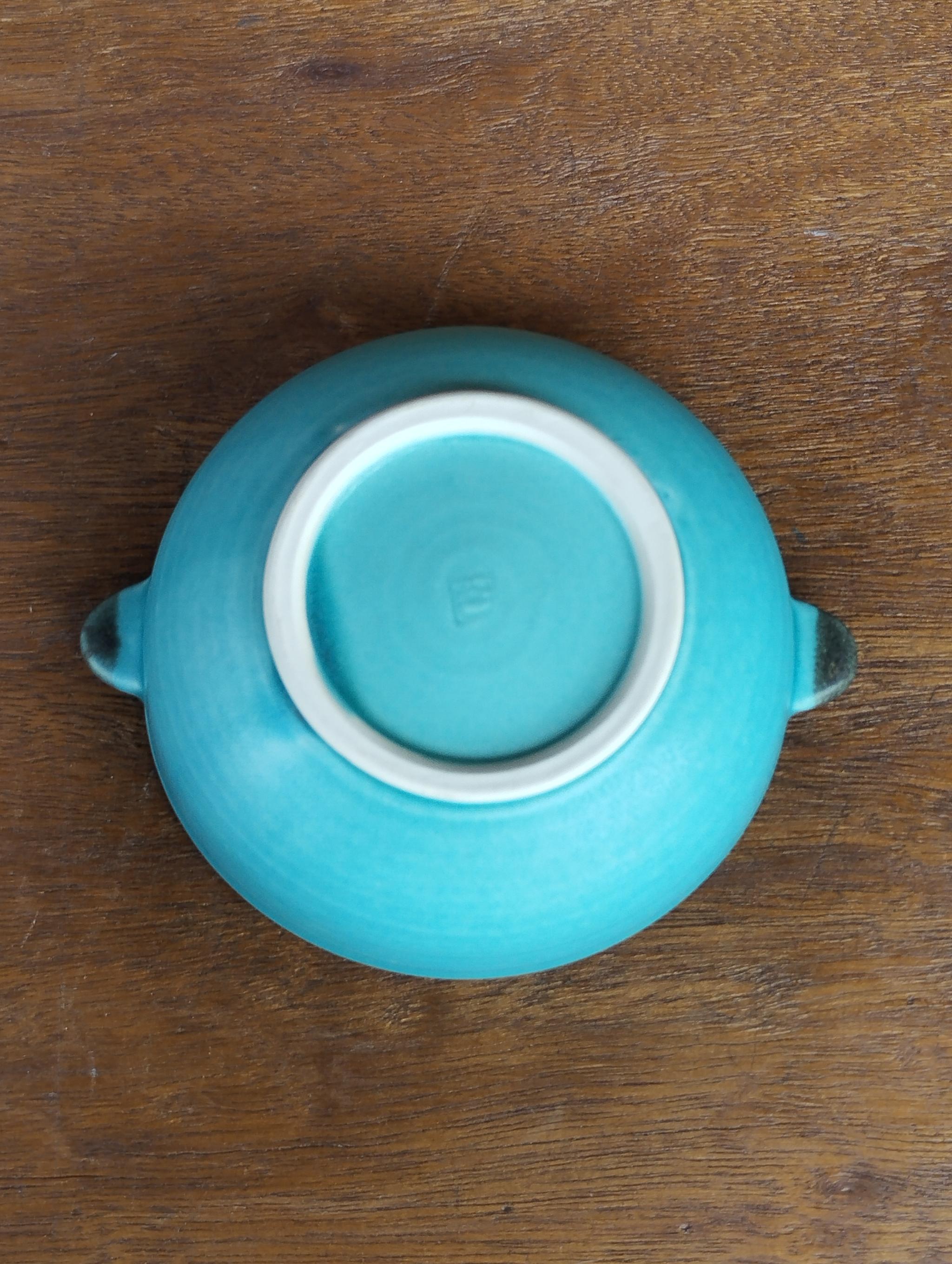 トルコブルーマット　スープカップ（耳付き） | 6枚目